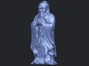 confucius 3D-Druckmodell