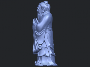confucius 3D-Druckmodell