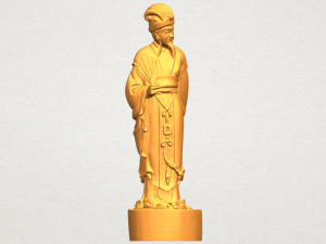 zhu ge liang kong ming 3D-printmodel