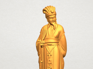 zhu ge liang kong ming 3D-printmodel