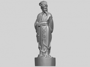 zhu ge liang kong ming 3D-printmodel