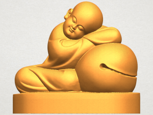 little monk 02 3D Print Model