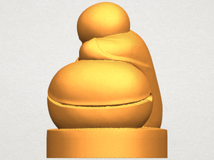 little monk 02 Modello di stampa 3D