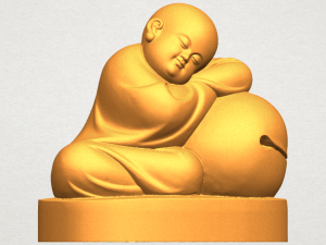 little monk 02 Modello di stampa 3D