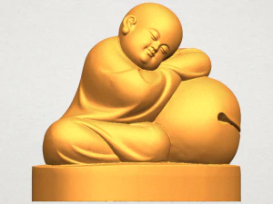 little monk 02 3D Print Model