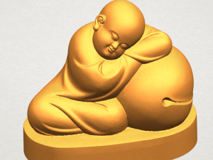 little monk 02 Modello di stampa 3D