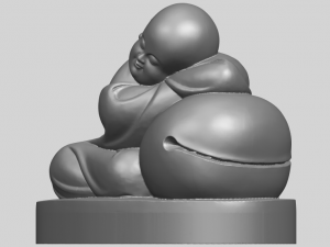 little monk 02 Modello di stampa 3D