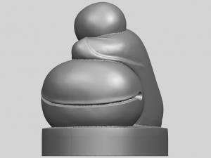 little monk 02 Modello di stampa 3D