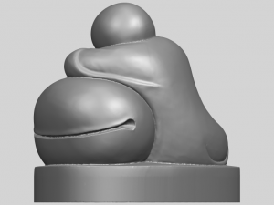 little monk 02 Modello di stampa 3D