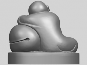little monk 02 Modello di stampa 3D