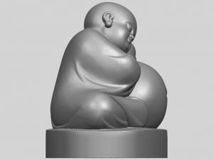 little monk 02 Modello di stampa 3D