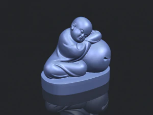 little monk 02 3D Print Model