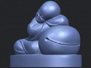 little monk 02 3D Print Model