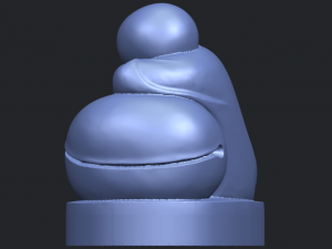 little monk 02 Modello di stampa 3D