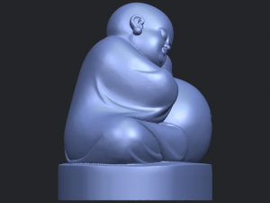 little monk 02 Modello di stampa 3D