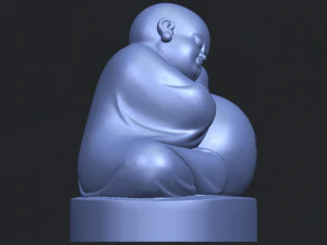 little monk 02 3D Print Model