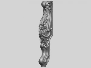 टेबल लेग 05 3D प्रिंट मॉडल