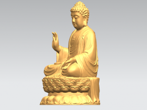 gautama buddha 03 3D-printmodel