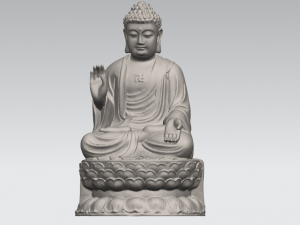 gautama buddha 03 3D-printmodel