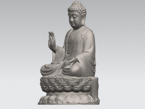 gautama buddha 03 3D-printmodel