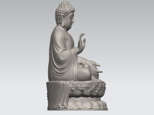 gautama buddha 03 3D-printmodel