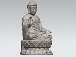 gautama buddha 03 3D-printmodel