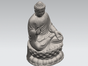 gautama buddha 03 3D-printmodel