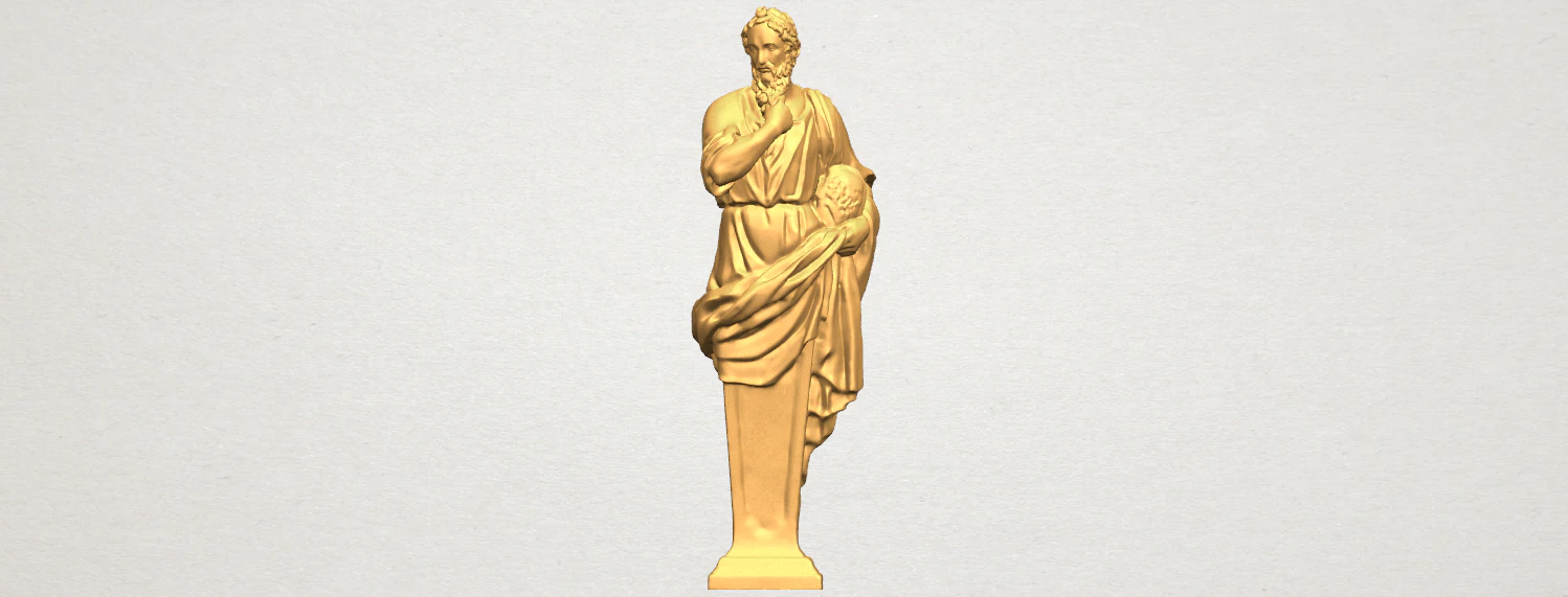 plato 3D Print Model .c4d .max .obj .3ds .fbx .stl .blend 