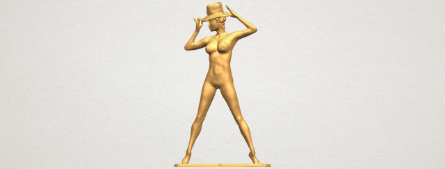 naked girl 15 3D-Druckmodell .c4d .max .obj .3ds .fbx .stl .blend 