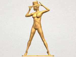 naked girl 15 3D Print Model