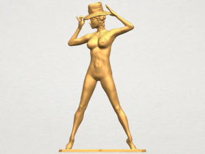 naked girl 15 3D Print Model