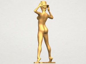naked girl 15 3D Print Model