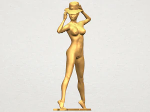 naked girl 15 3D Print Model