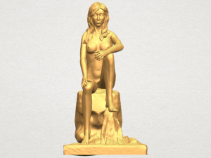 naked girl 16 3D 打印模型