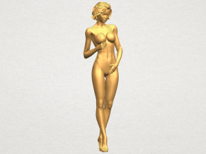 naked girl 18 3Dプリントモデル