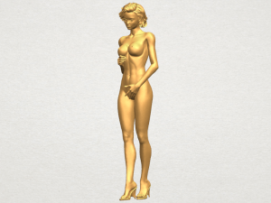 naked girl 18 Model Cetak 3D