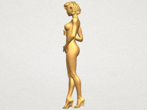 naked girl 18 Model Cetak 3D