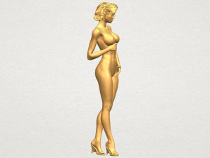 naked girl 18 Model Cetak 3D