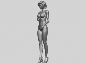 naked girl 18 Model Cetak 3D