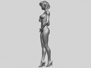 naked girl 18 Model Cetak 3D