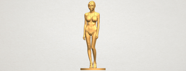 sexy girl 05 Modèles 3D en vedette .c4d .max .obj .3ds .fbx .stl .blend 