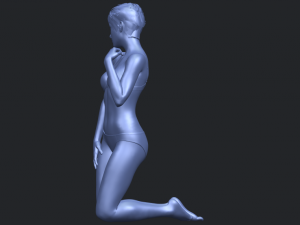 sexy girl 07 bending knees 3D Принт Модель