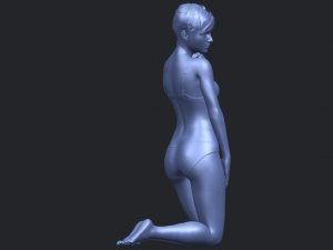 sexy girl 07 bending knees 3D Принт Модель