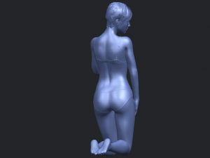 sexy girl 07 bending knees 3D Принт Модель
