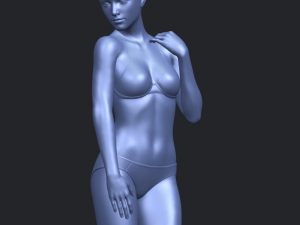 sexy girl 07 bending knees 3D Принт Модель