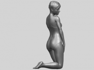 sexy girl 07 bending knees 3D Принт Модель