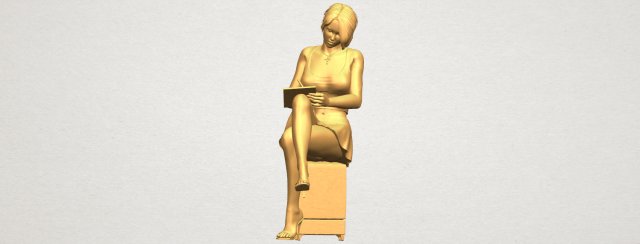 beautiful girl 05 Modelo de Impressão 3D .c4d .max .obj .3ds .fbx .stl .blend 