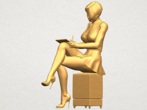 beautiful girl 05 Modelo de Impressão 3D