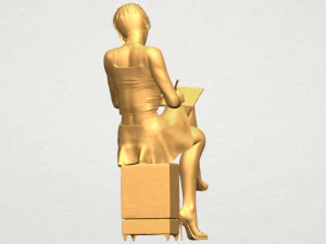 beautiful girl 05 3D Print Model