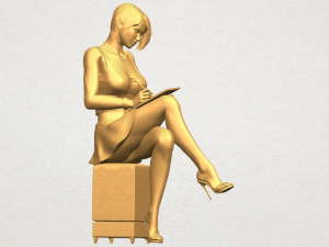beautiful girl 05 Modelo de Impressão 3D